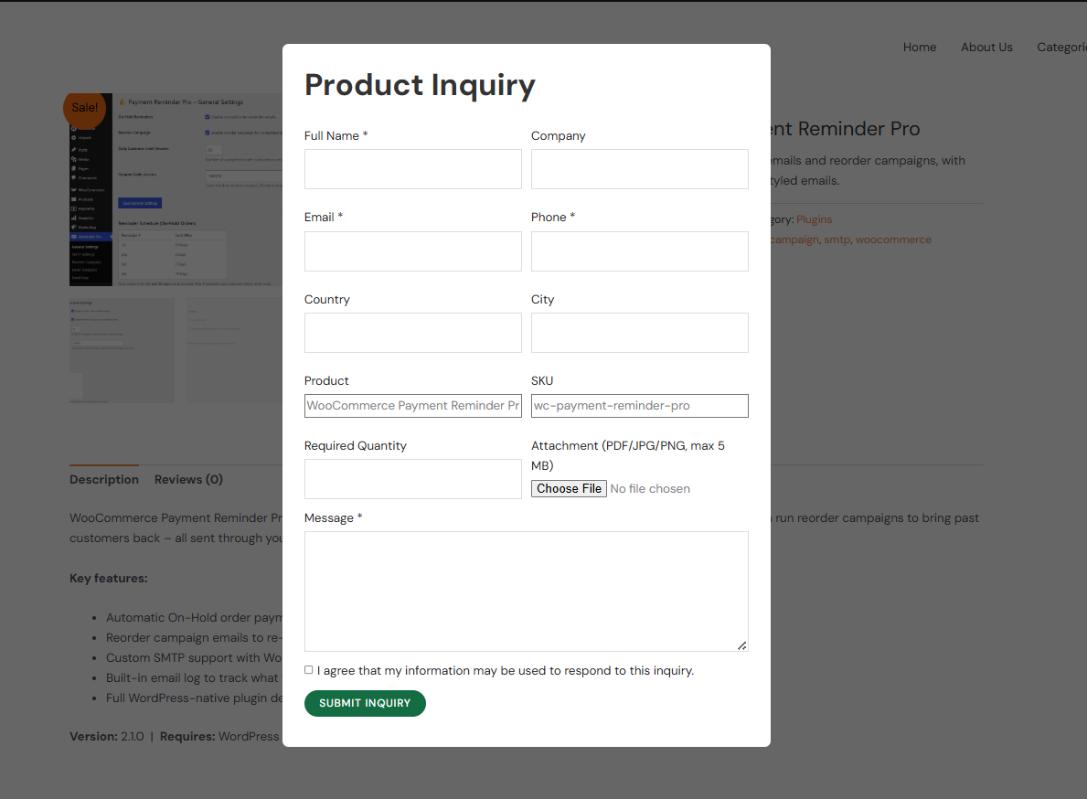 Pharma Inquiry CRM for WooCommerce - Image 2