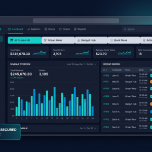 WooHub - Secure Multi-Store WooCommerce Dashboard