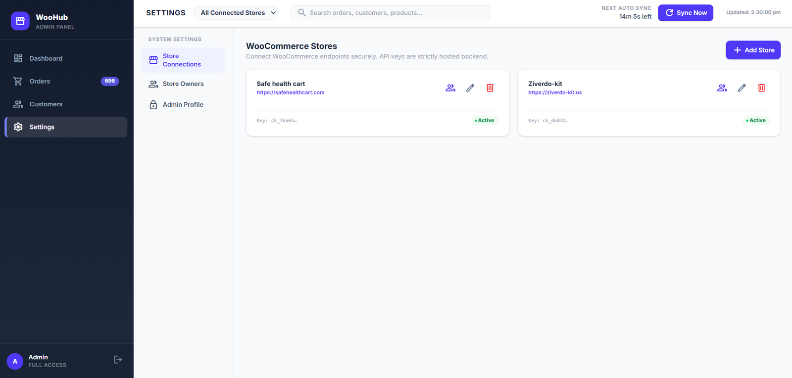 WooHub - Secure Multi-Store WooCommerce Dashboard - Image 5